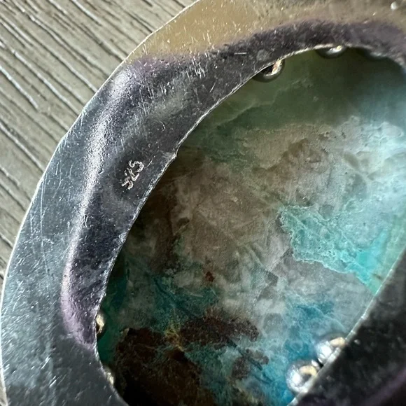 0294 Jasper Pendant Handmade Silver Gemstone Statement Jewelry - Picture 7 of 8